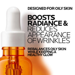 Texture closeup of La Roche-Posay Pure 12% Vitamin C serum shows lightweight absorption