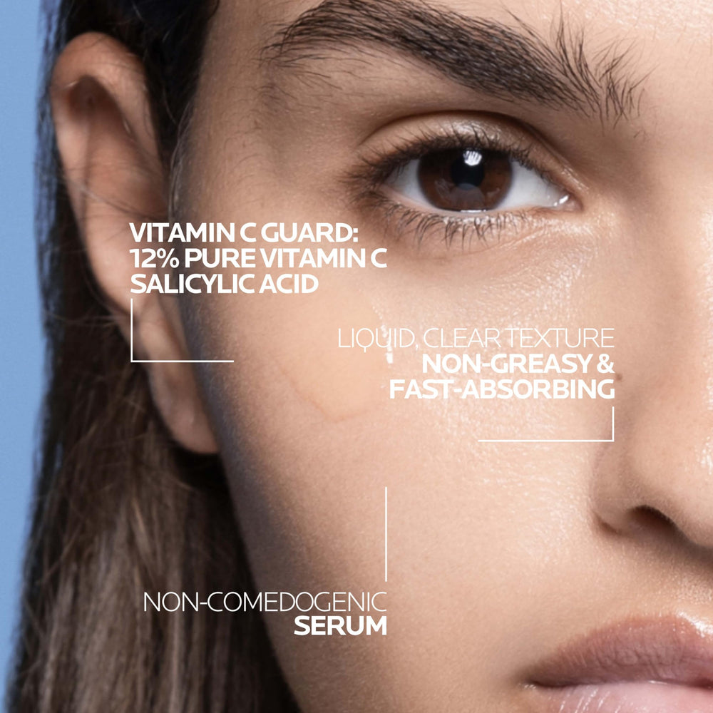 La Roche-Posay Pure 12% Vitamin C with hyaluronic acid provides hydration