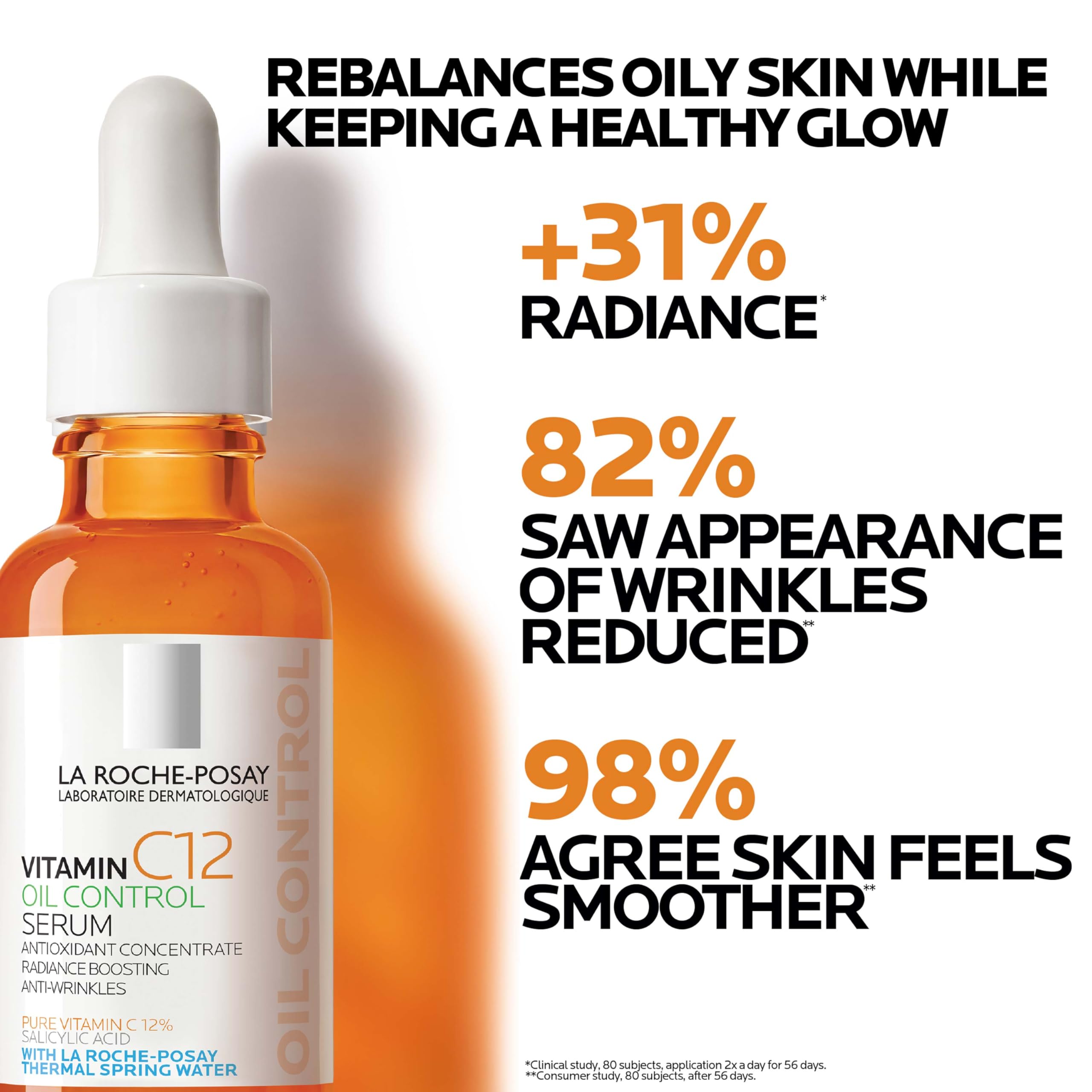 La Roche-Posay Pure 12% Vitamin C with salicylic acid targets pores and exfoliates
