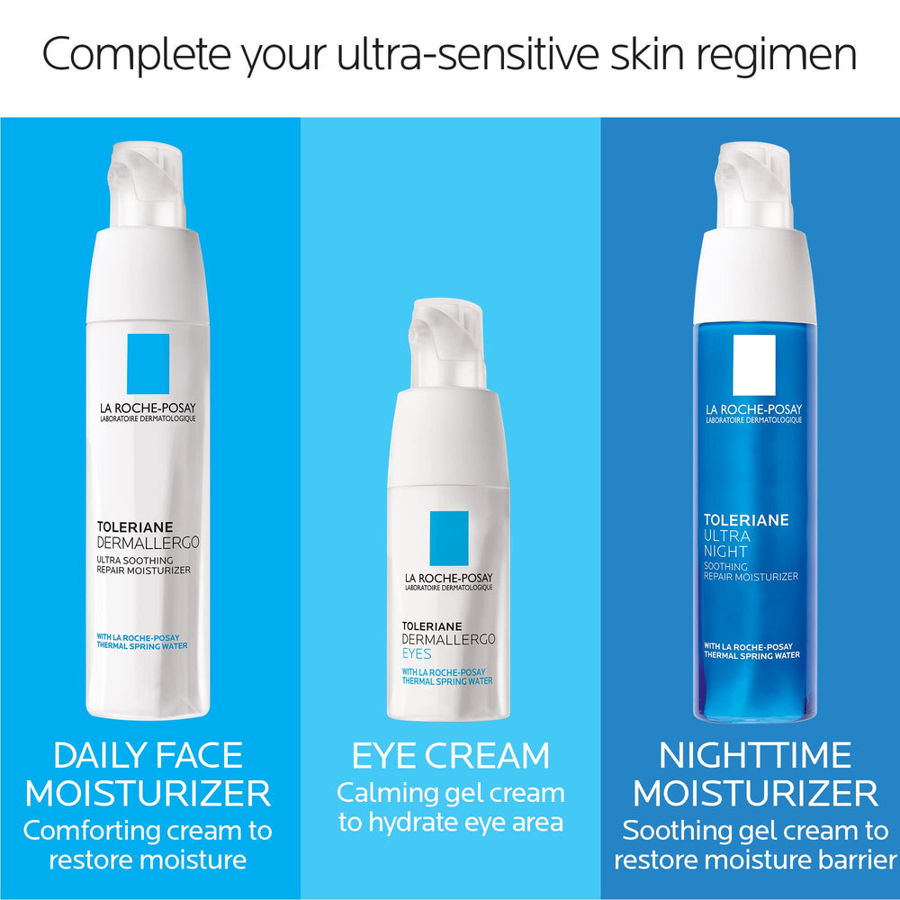 Close-up of soothed sensitive skin after using Toleriane Ultra