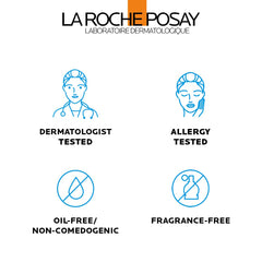 La Roche-Posay SPF 60 label highlights broad-spectrum protection for daily wear.