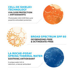 La Roche-Posay Melt-In Milk texture close-up displays non-greasy, hydrating finish.