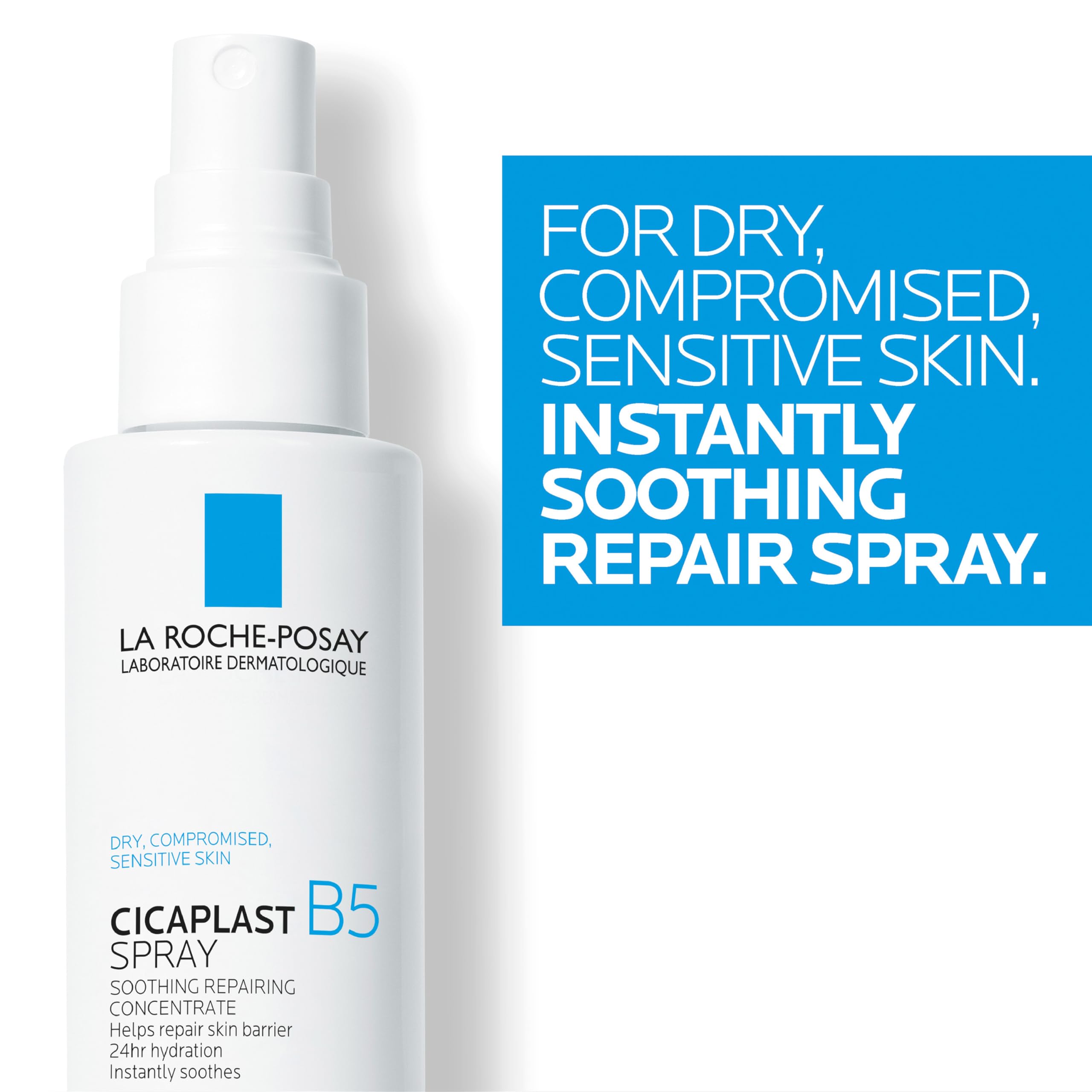 La Roche-Posay Thermal Spring Water bottle highlights soothing minerals