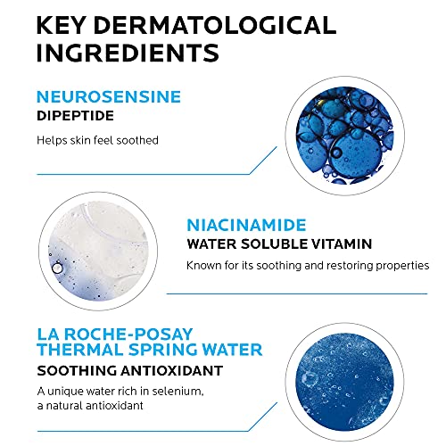 Illustration highlighting La Roche-Posay Thermal Spring Water as soothing base