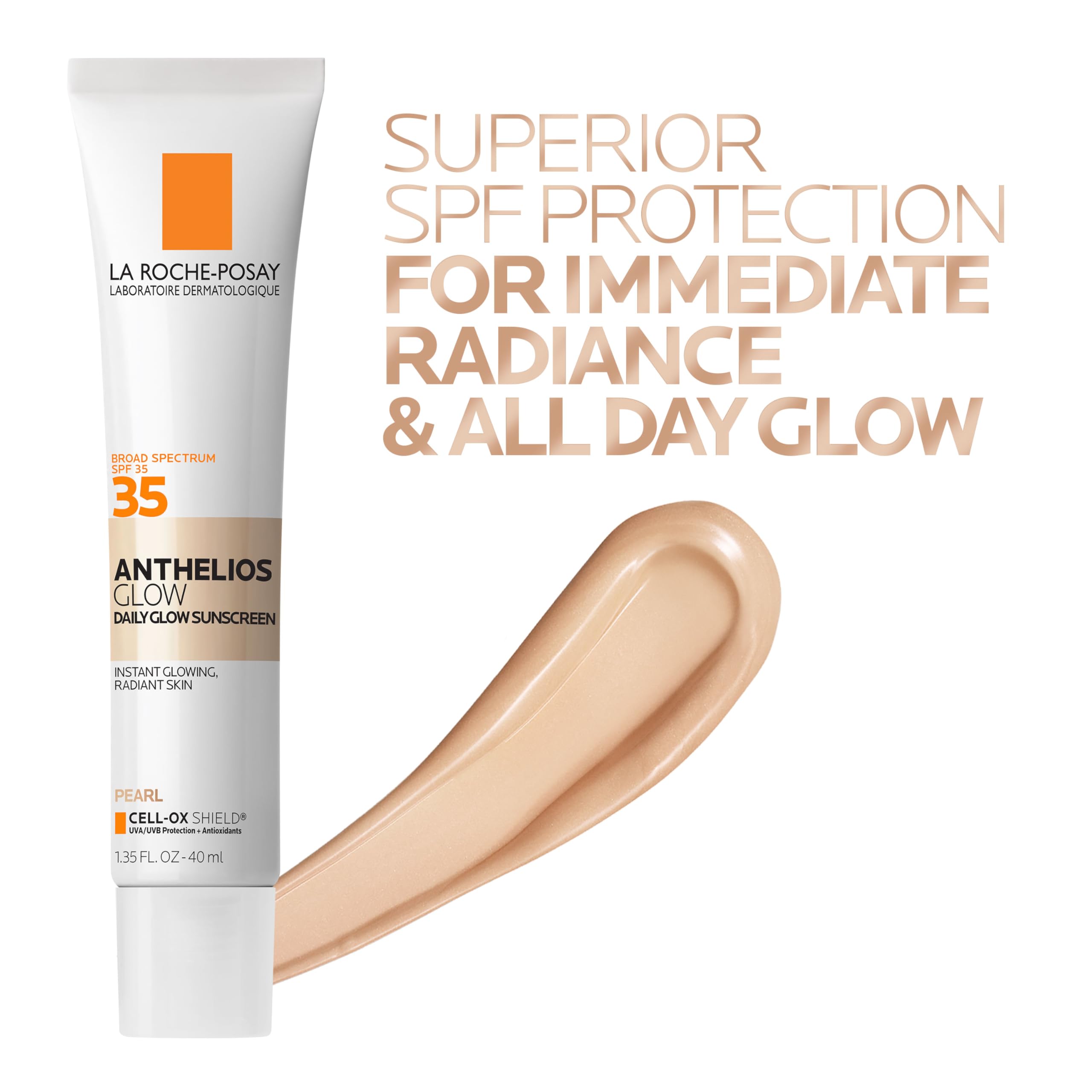 La Roche-Posay UV Glow SPF 35 no white cast radiance
