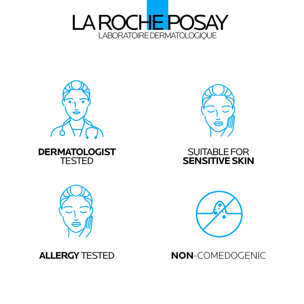 La Roche-Posay cleanser suitable for all skin types, including sensitive skin