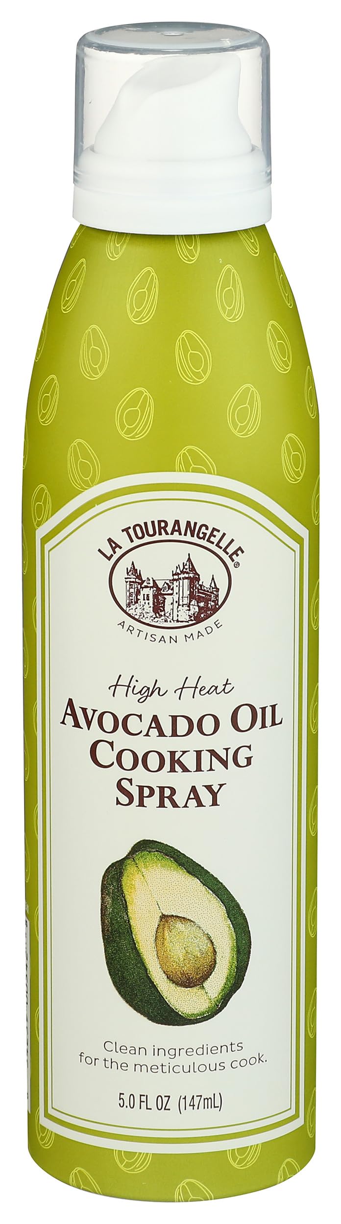 La Tourangelle avocado oil spray bottle for high-heat cooking and light dressings.