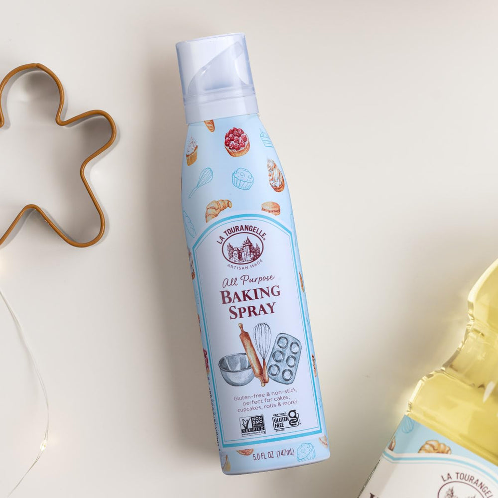La Tourangelle baking spray provides gluten-free, clean-release for roasts and baked goods