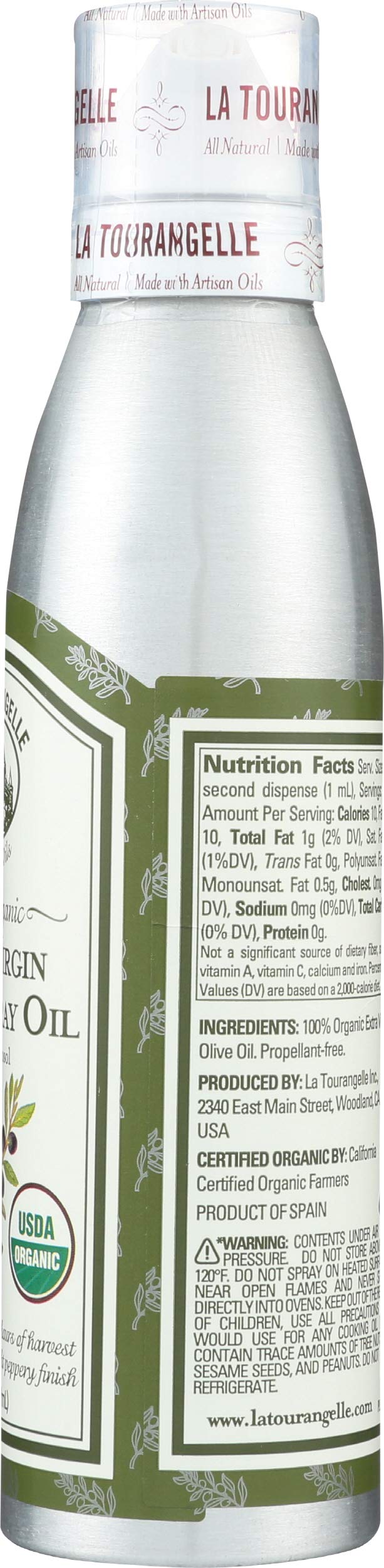 La Tourangelle EVOO spray for skin and hair use.