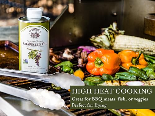 La Tourangelle Grapeseed Oil with herbs for finishing touches.