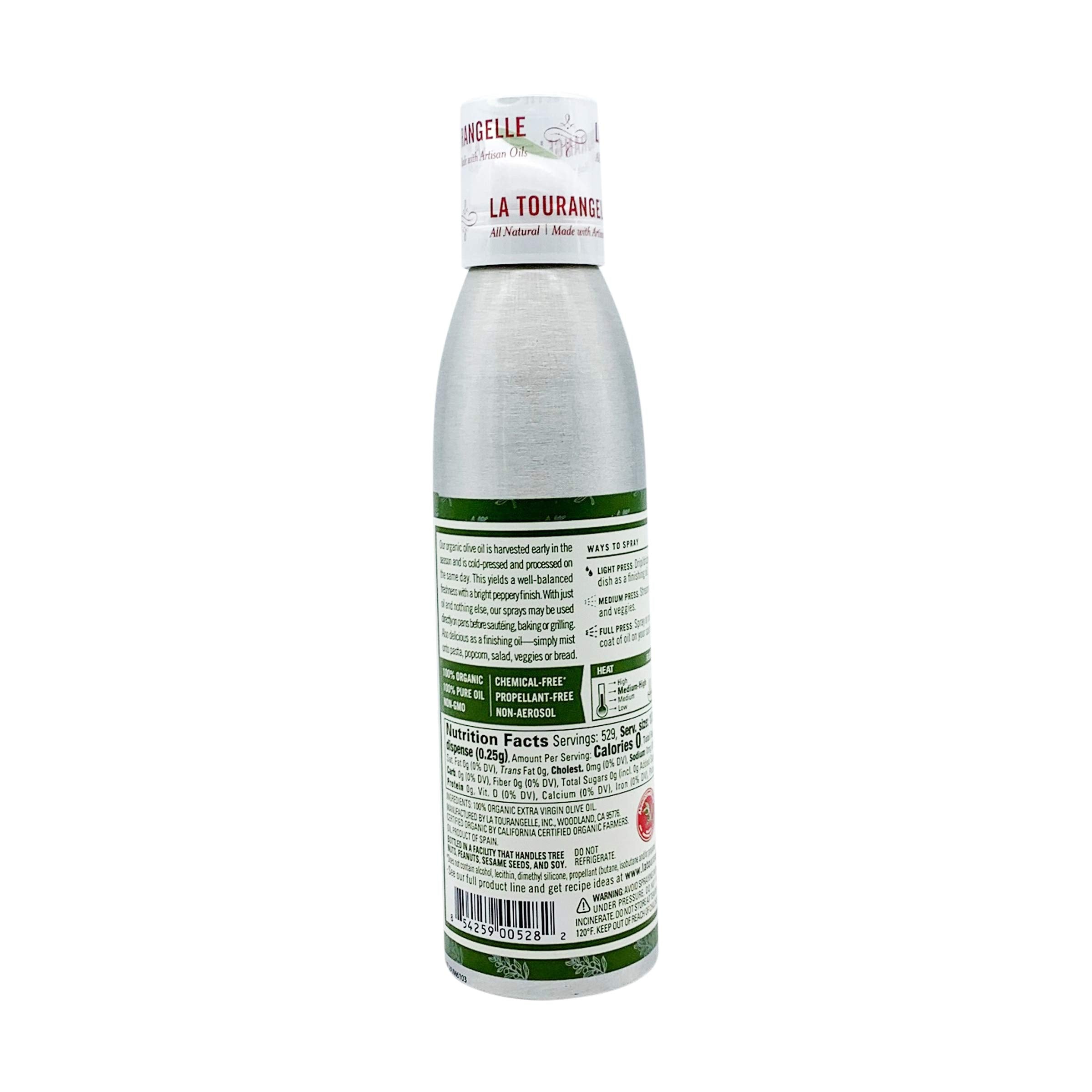 La Tourangelle olive oil spray drizzled into vinaigrette elevates taste.