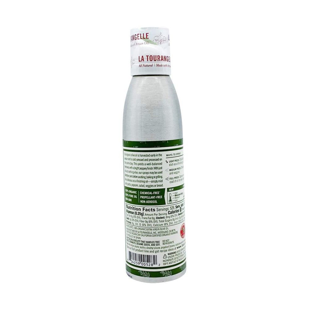La Tourangelle olive oil spray drizzled into vinaigrette elevates taste.