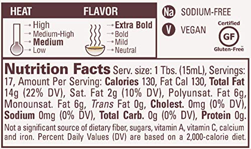 La Tourangelle toasted sesame oil pour shows a smooth drizzle ideal for stir-fries.