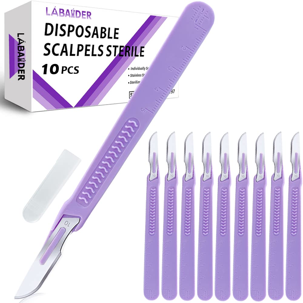 LabAider scalpel blade 10-pack for precise biology and craft projects