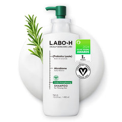 LABO-H scalp-strengthening shampoo bottle for daily scalp care and nourishment.