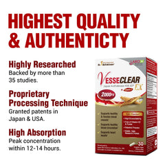 LABO Nutrition NSK-SD nattokinase 2000 FU provides potent cardiovascular support.