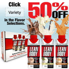 Labrada Lean Body Vanilla 12-pack packaging ready for travel.