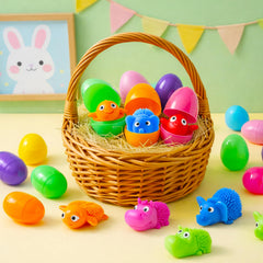 Labrostar Easter eggs ready to hide in baskets and classrooms.