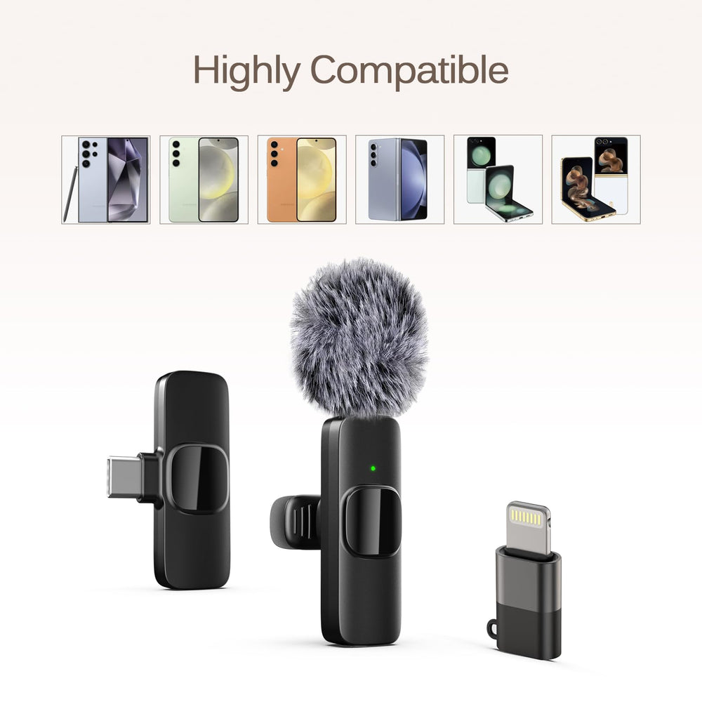 Labstandard receiver kit shown with wireless mics for interview setups.