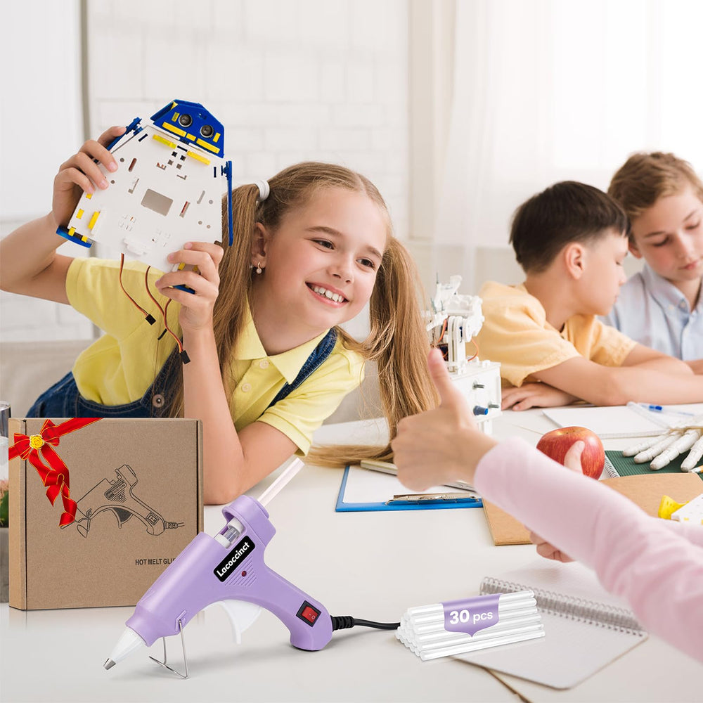 Lacoccinct hot glue gun suited for crafts repairs and school projects