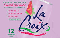 La Croix Guava Sao Paulo pack of twelve emphasizes convenience and sustainability
