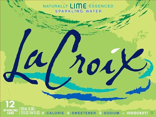 La Croix Lime glass pour highlighting citrus zest and aroma
