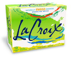 La Croix Mango sparkling water can with refreshing mango notes.