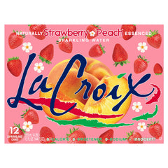 La Croix pack of 12 cans ready for fridge or on-the-go use.