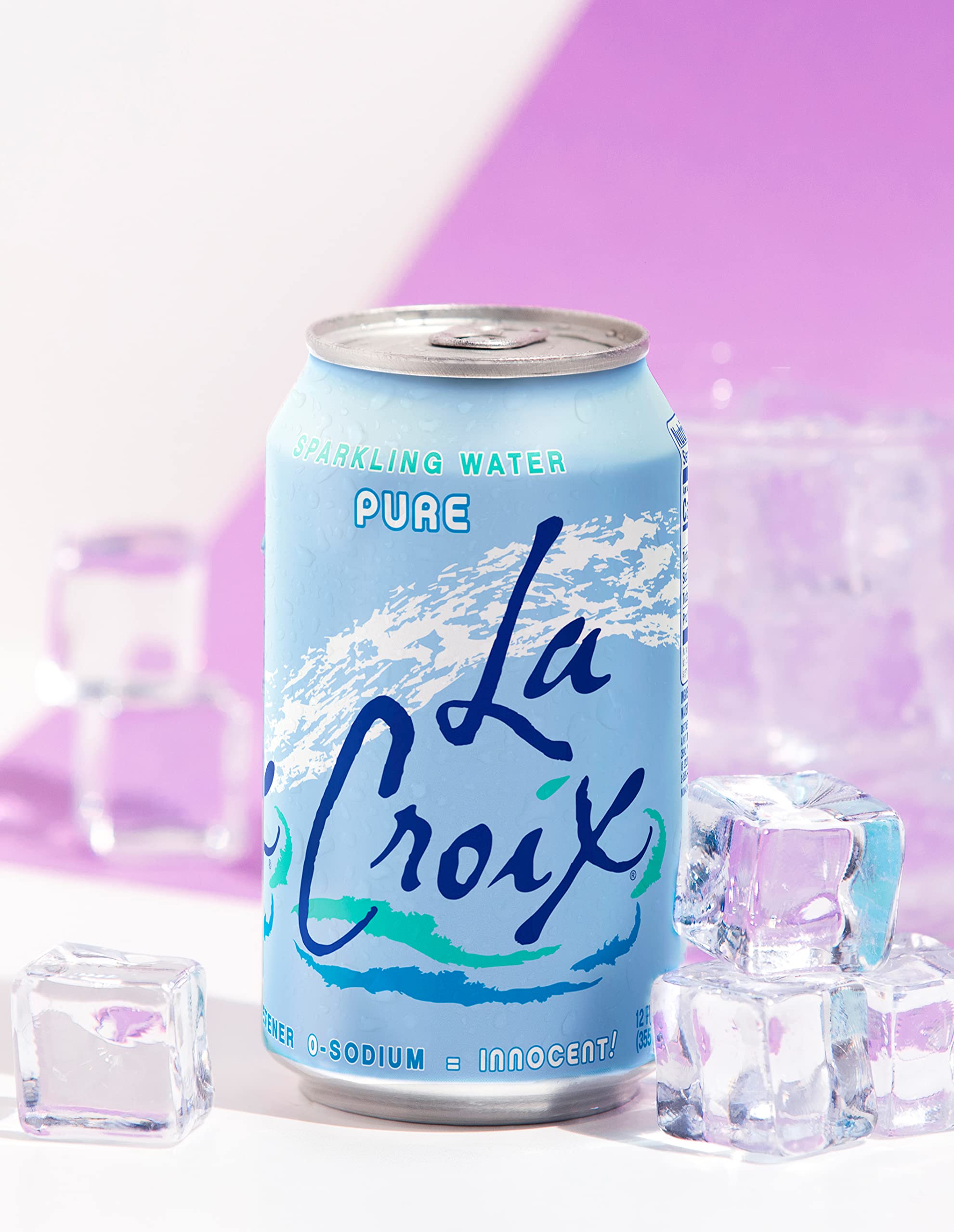 Recyclable La Croix can image emphasizing eco-friendly packaging