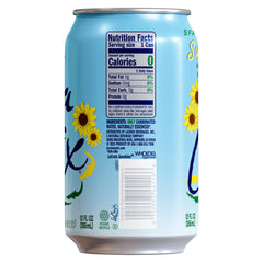 La Croix Sunshine can top view for grab-and-go refreshment.