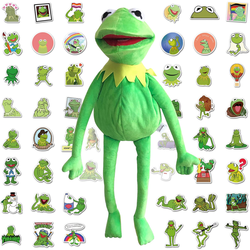 Lacroky Kermit Frog Puppet large eyes for engaging storytelling