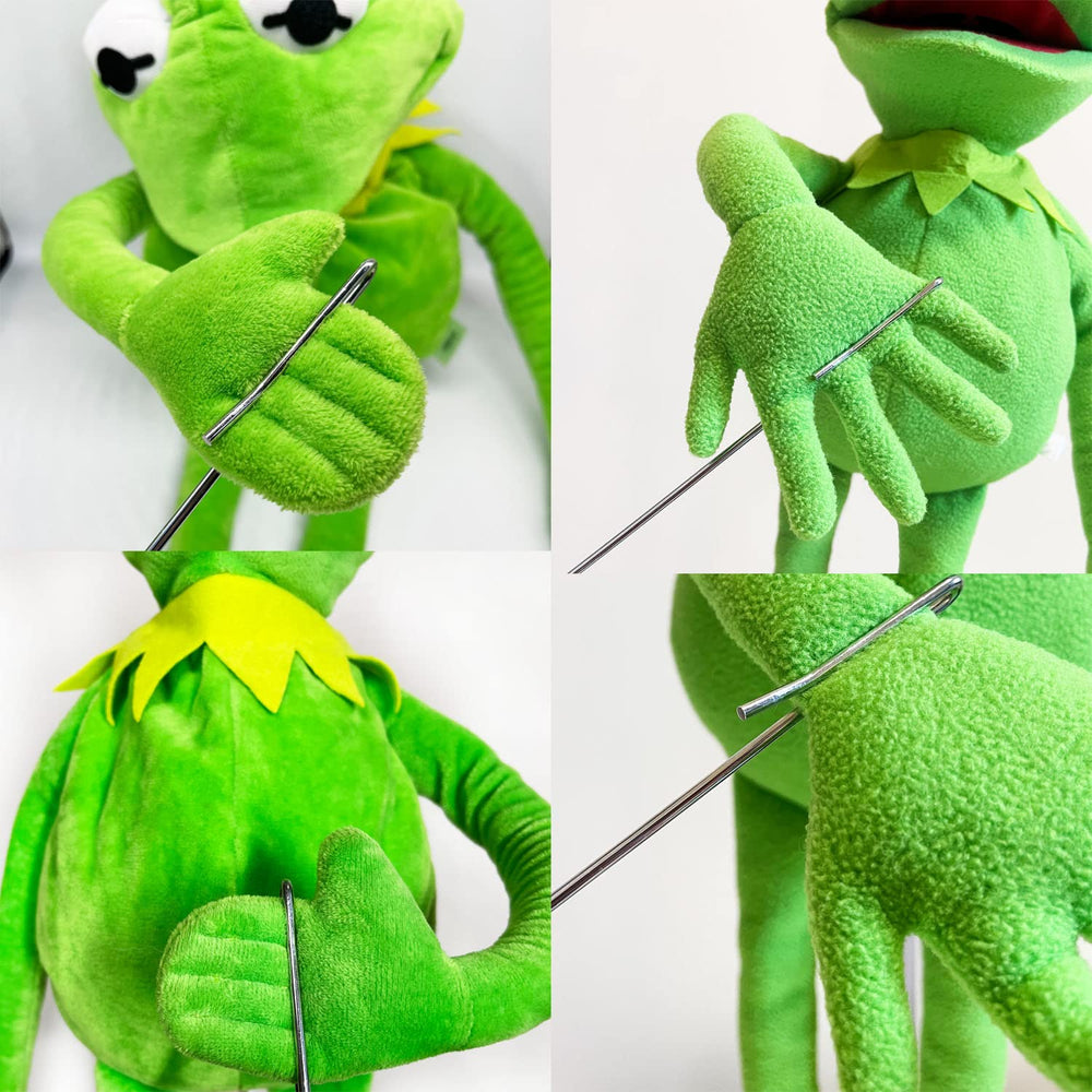 Lacroky Kermit Frog Puppet vibrant green skin for lively performances