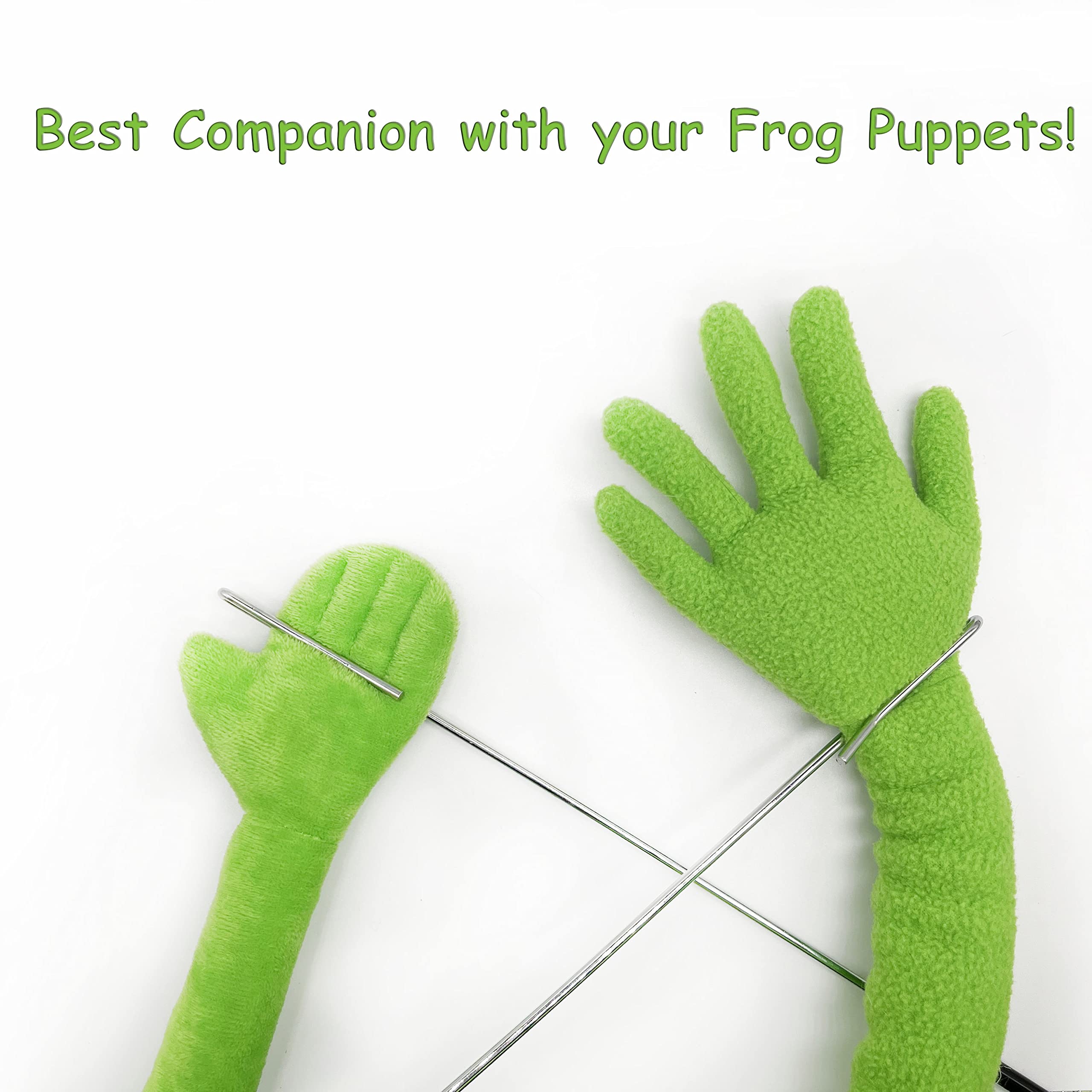 Lacroky Kermit Frog Puppet with movable mouth for dialogue scenes