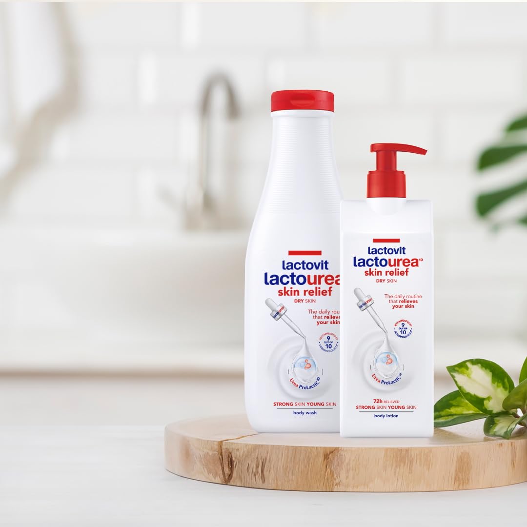 Lactovit Lactourea Body Wash lactic acid balance promotes mild renewal.