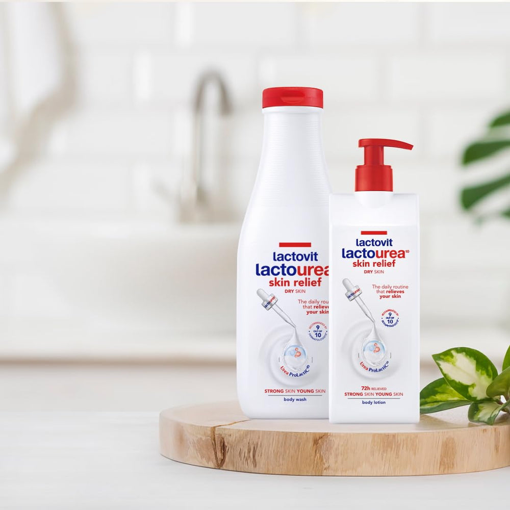 Lactovit Lactourea Body Wash lactic acid balance promotes mild renewal.