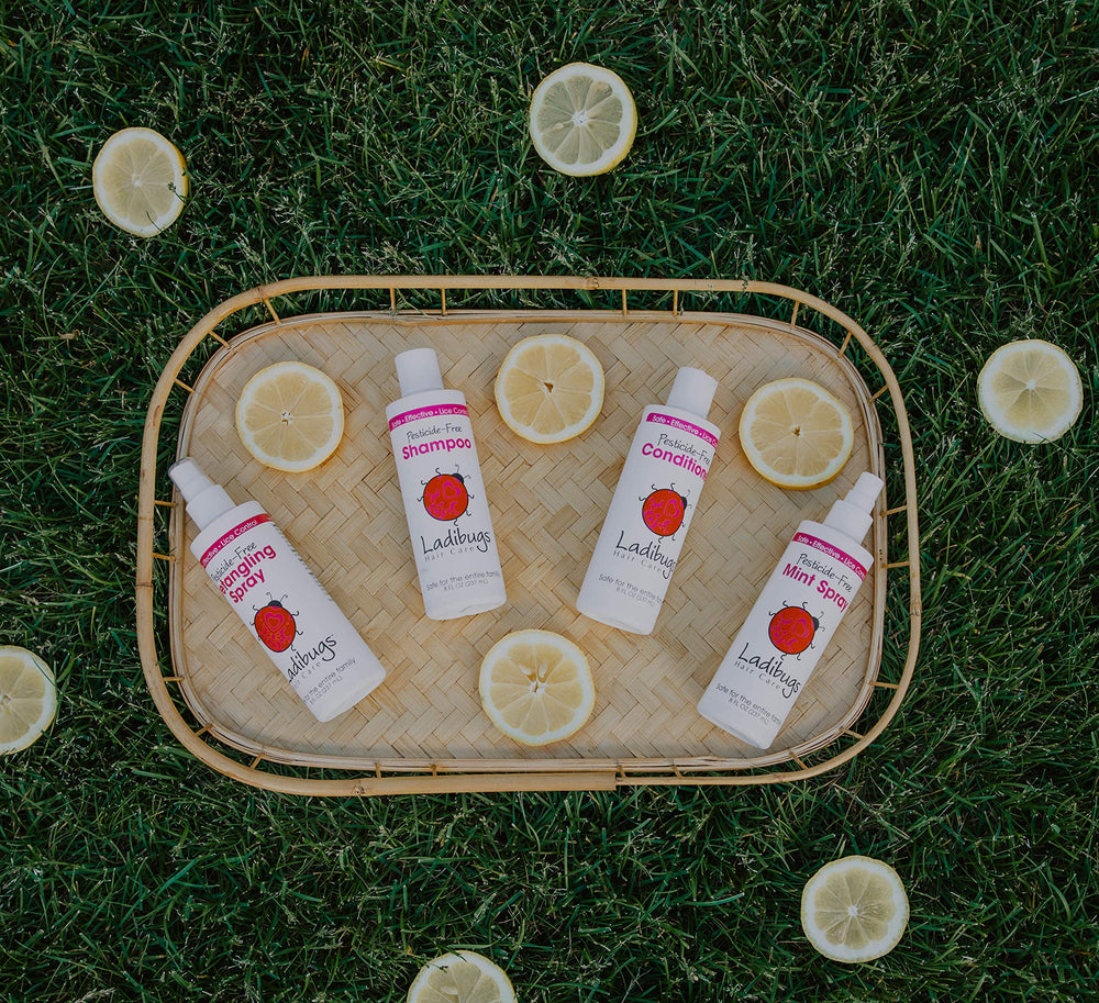 Ladibugs natural ingredients label emphasizes clean plant-based protection