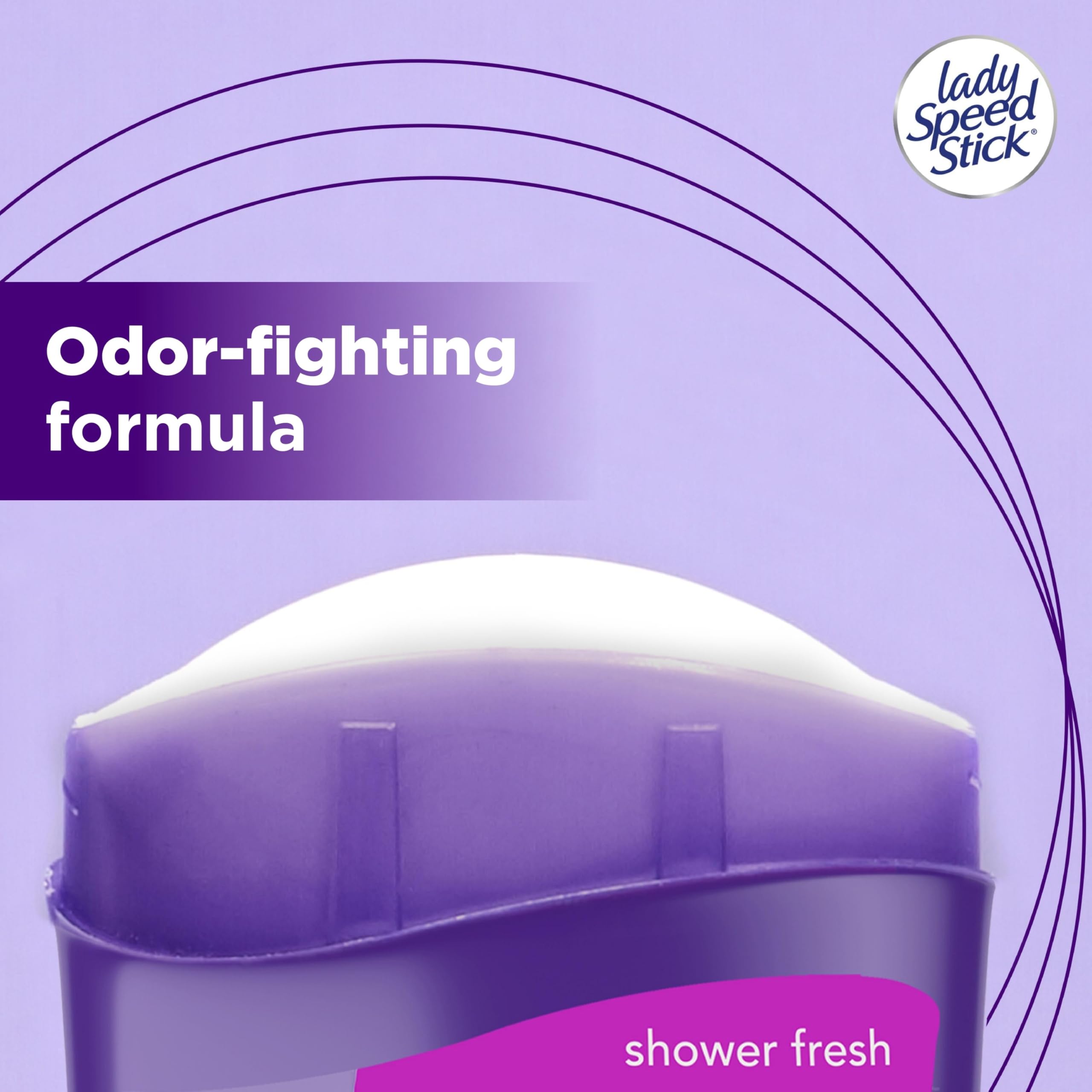 Lady Speed Stick women’s antiperspirant for active lifestyles.