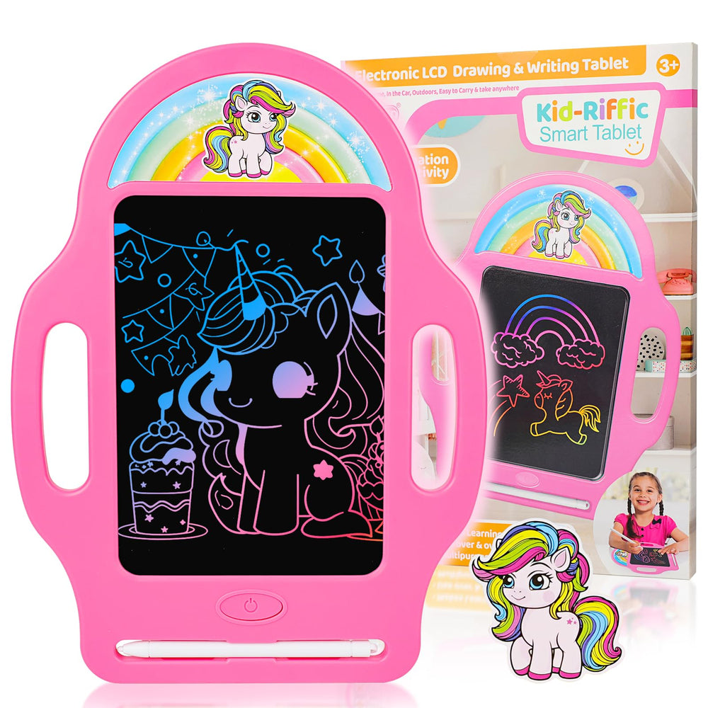 LAEBUILD Unicorn 8.5-inch LCD writing tablet for vivid doodles on the go.