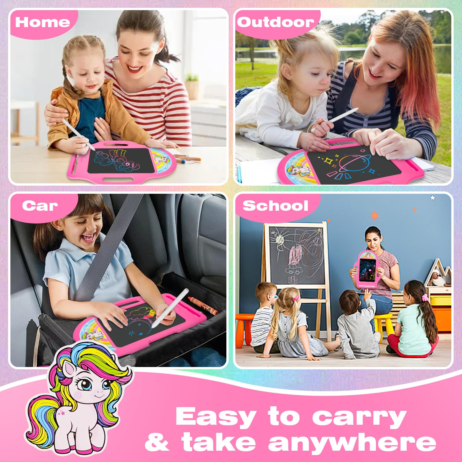 LAEBUILD Unicorn 8.5-inch tablet is a perfect gift for birthdays and holidays.