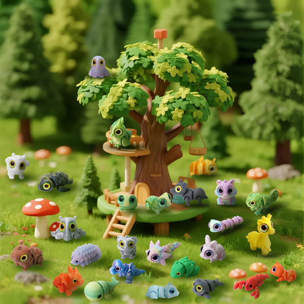 Laehovr articulated desk pets enabling silent fidgeting and classroom focus.