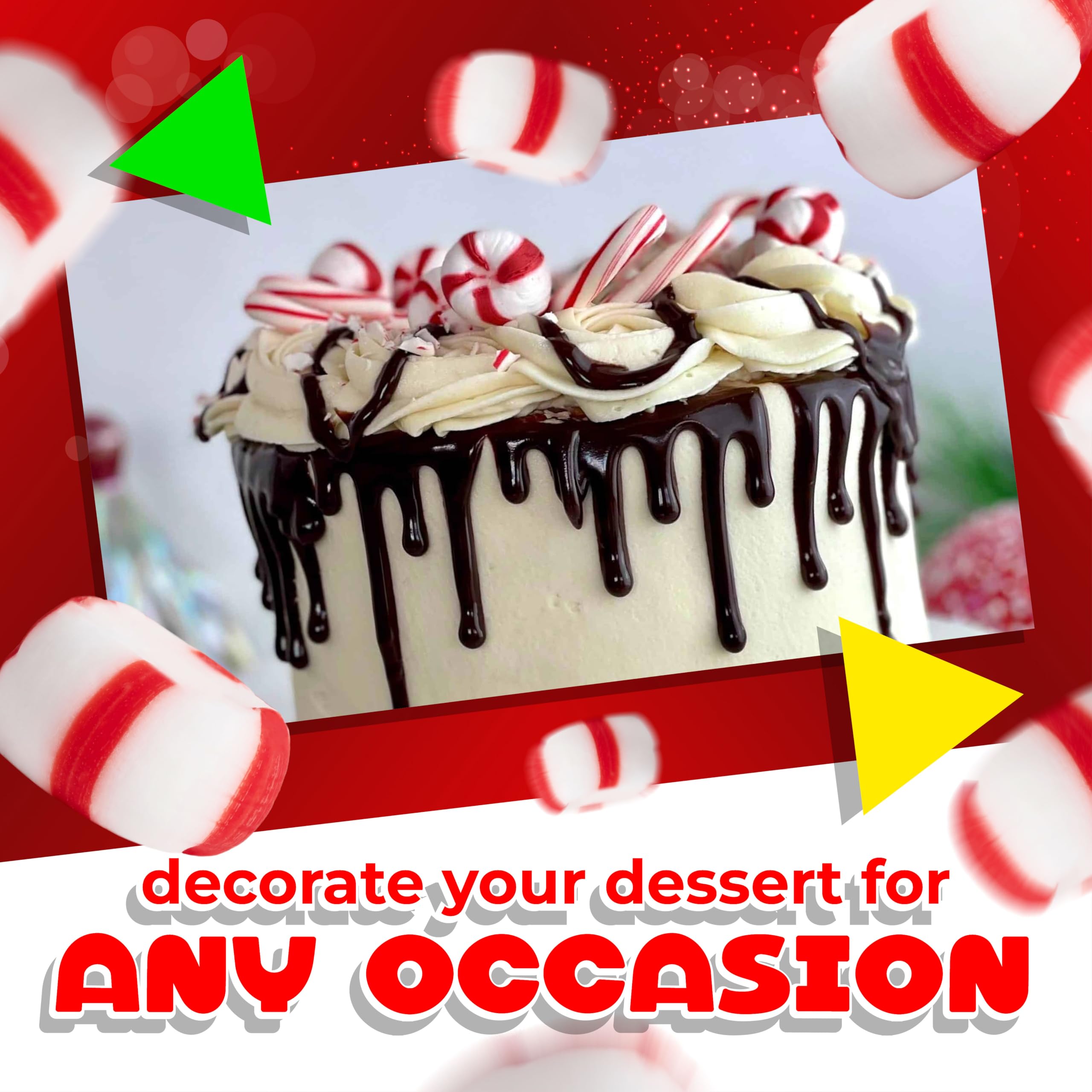 LAETAFOOD Peppermint Soft Puffs in bowl display ideal for parties.