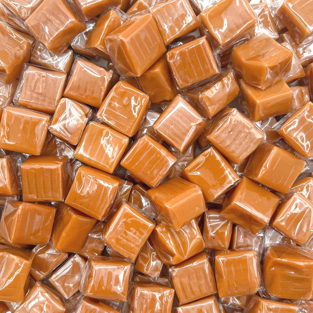 LAETAFOOD Caramel Cubes bag front, ideal for on-the-go snacking.