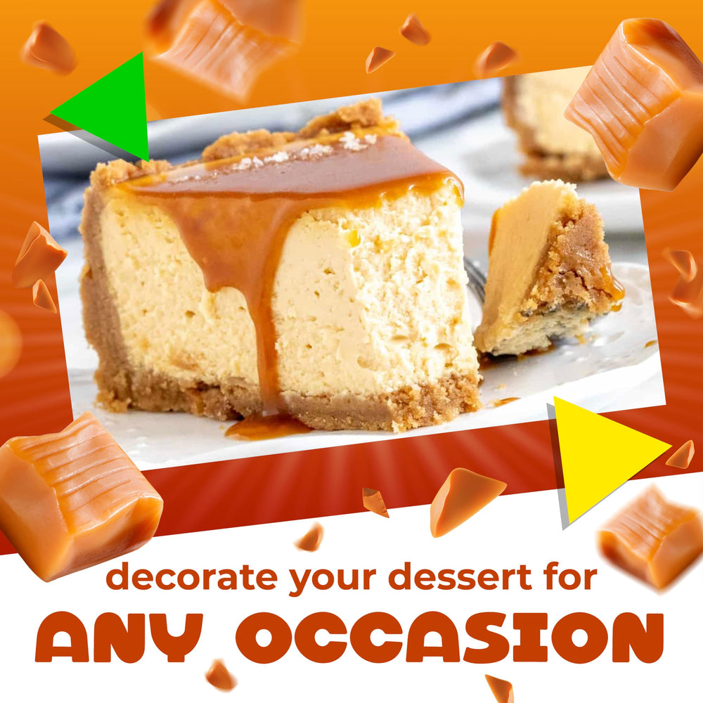 LAETAFOOD Caramel Cubes baking ideas for desserts and toppings.