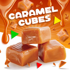 LAETAFOOD Caramel Cubes melt-ready sauce use, rich flavor.