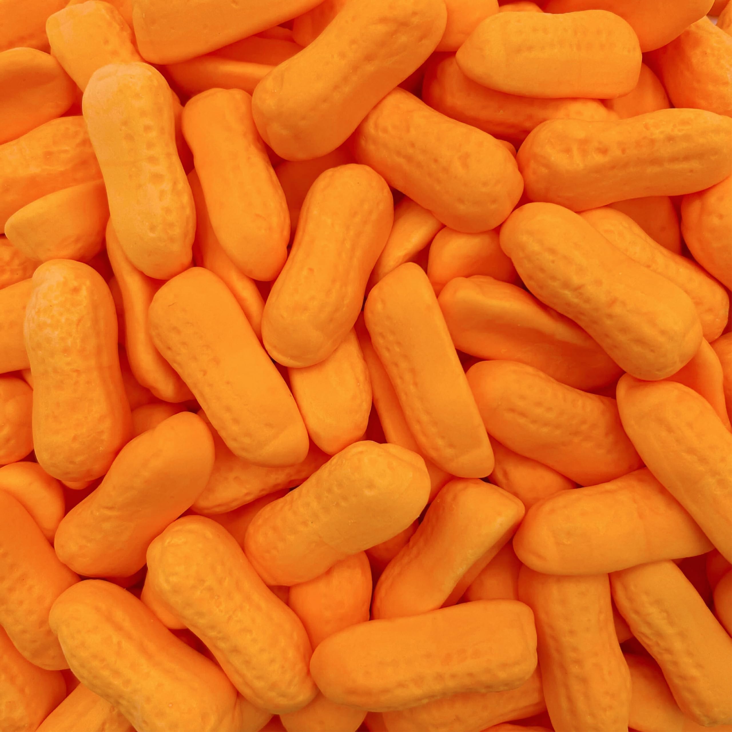 LAETAFOOD Circus Peanuts Banana bag top view, inviting snack moment
