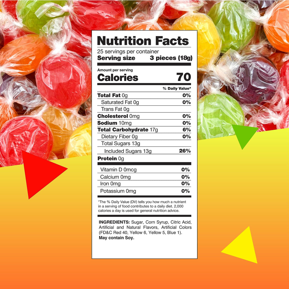 LAETAFOOD five-flavor variety candy spread, ideal for office jars.