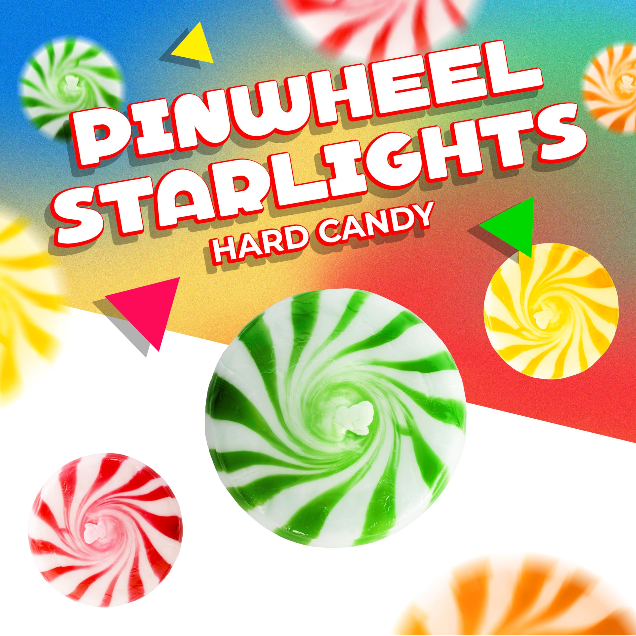 LAETAFOOD Fruit Starlights assorted flavors display pineapple, orange, cherry, lime variety