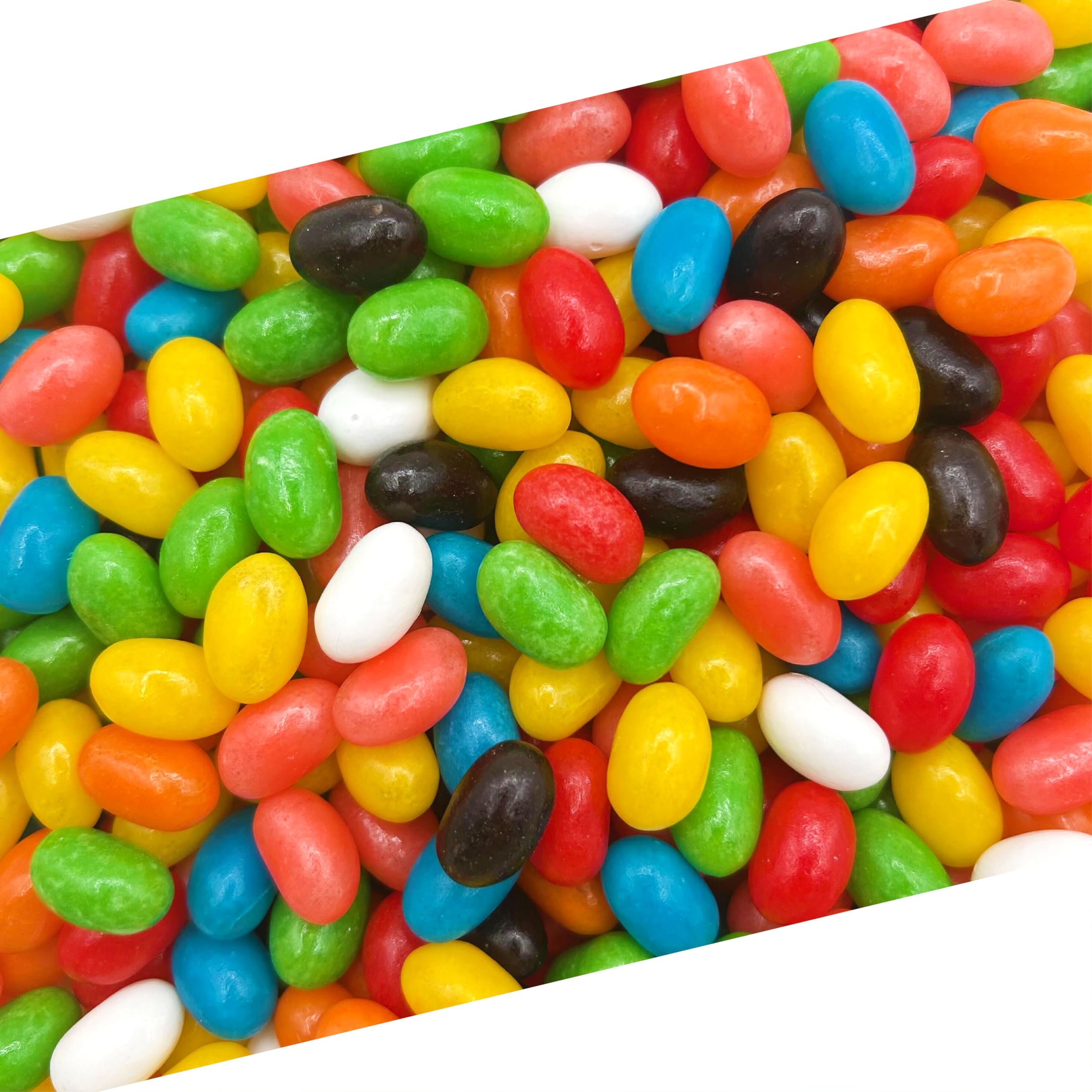 LAETAFOOD jelly beans with colorful shells brighten any candy bowl.