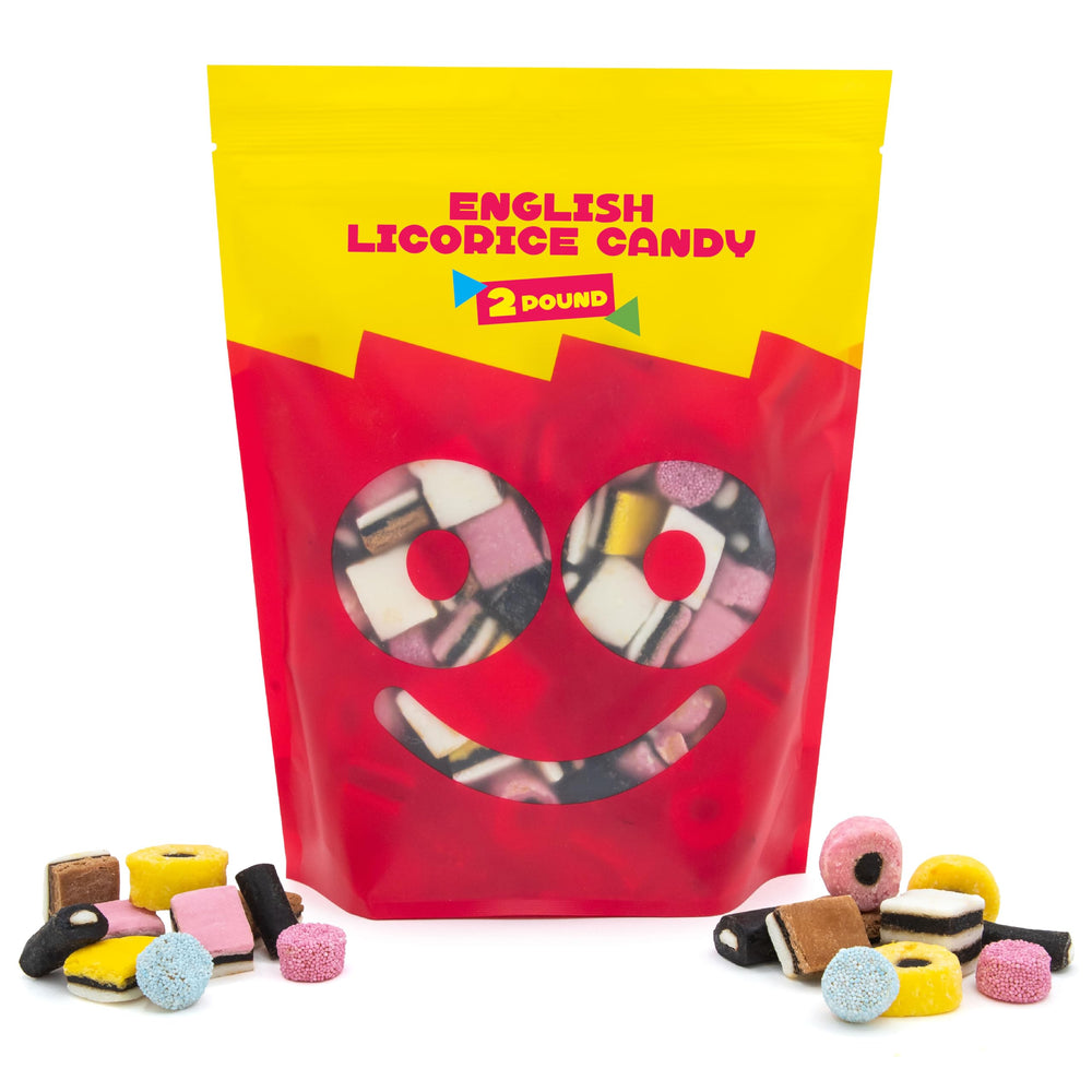 LAETAFOOD licorice buttons present bite-sized crunch for candy buffets.