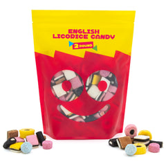 LAETAFOOD licorice buttons present bite-sized crunch for candy buffets.